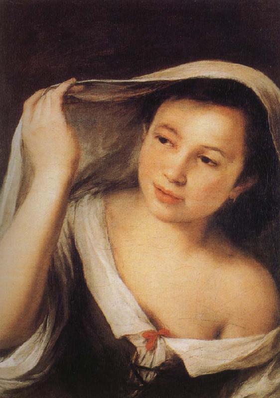 Bartolome Esteban Murillo Phi cranial girl France oil painting art